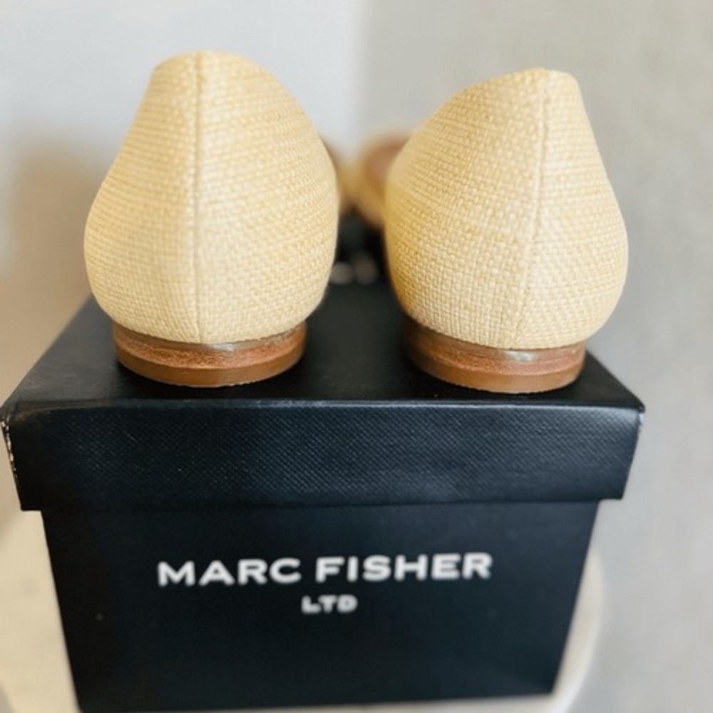 Marc Fisher LTD Women's Sunny Ballet Flat, Slip On, Chic Light Natural, 8.5, NWT - Picture 8 of 16